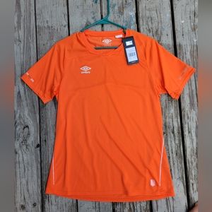 umbro sports shirt sz M orange